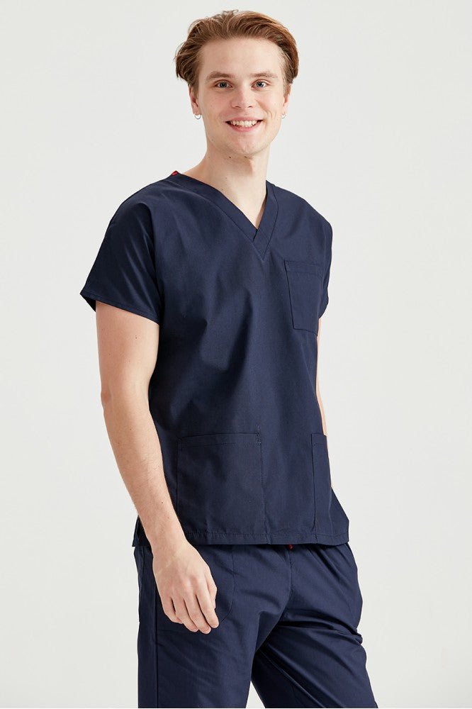 Navy Blue Medical Suit, Men - Classic Model