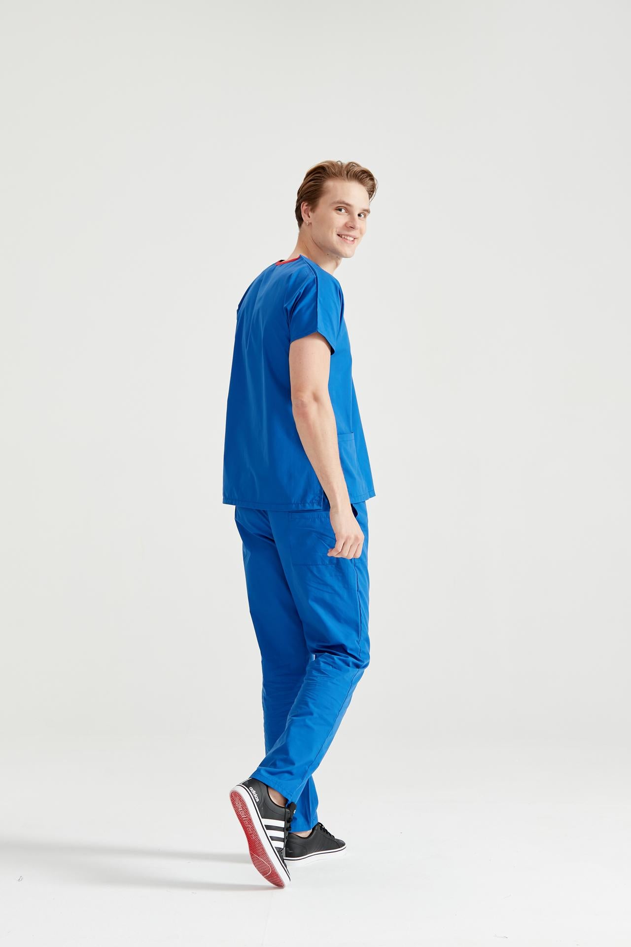 Blue Medical Suit, For Men - Royal - Classic Model