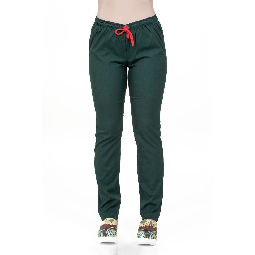 Elastane Medical Pants, Unisex, Khaki Green, Classic Flex Model