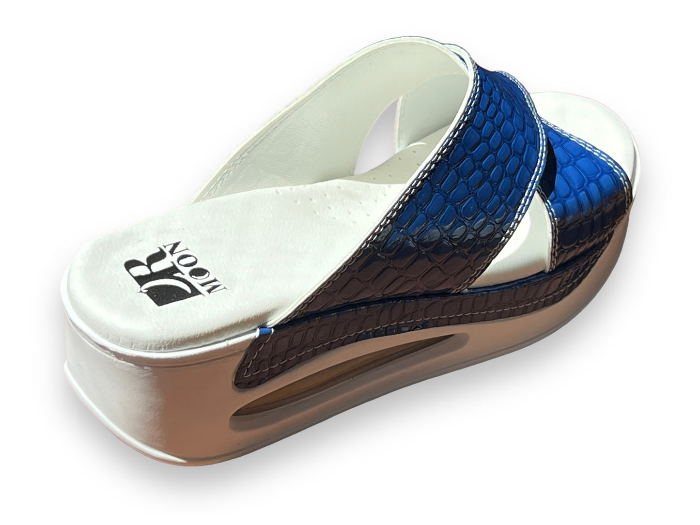 Sandale ortopedice cu barete, femei, albastru