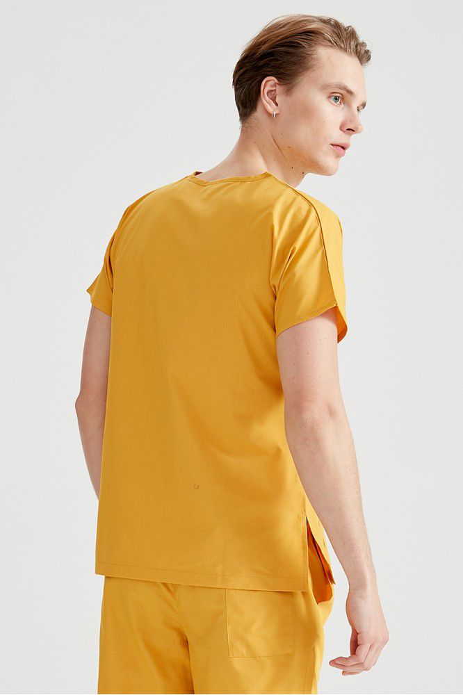 Yellow Medical Suit, For Men - Yellow Sun - Classic Model