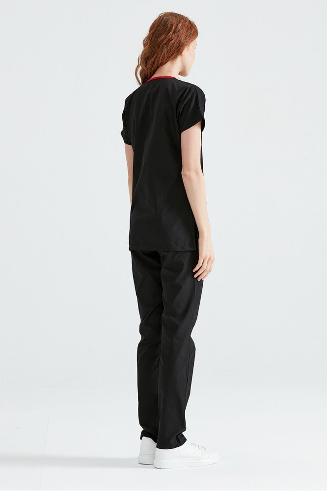 Black Medical Suit, For Women - Classic Model