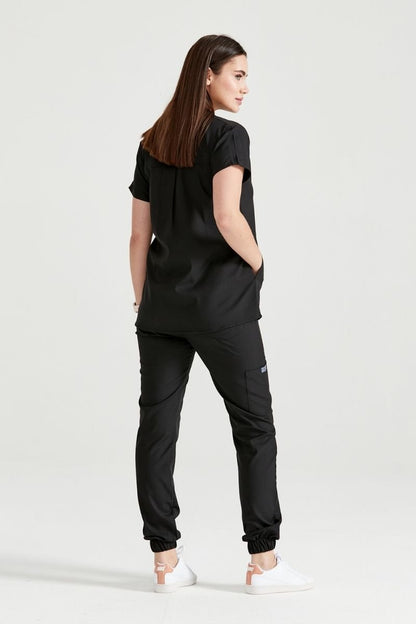 Costum Medical Negru, Unisex - Black - Model Activity