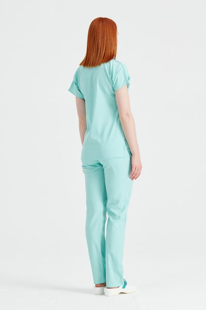 Costum Medical Verde Menta, Pentru Femei - Mint - Model Classic