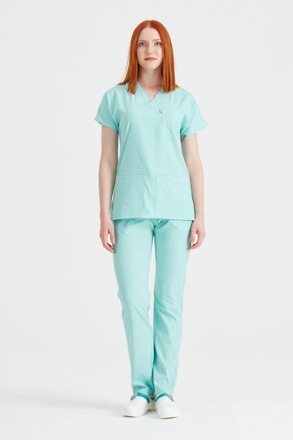 Costum Medical Verde Menta, Pentru Femei - Mint - Model Classic