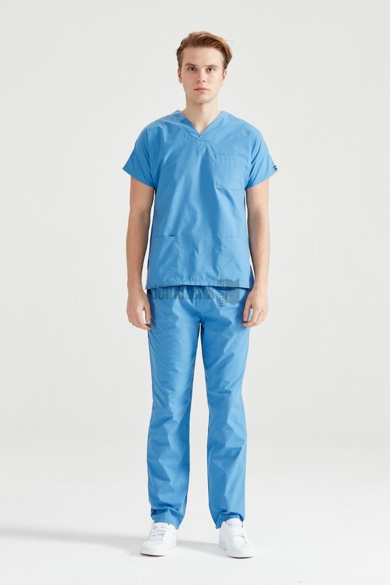 Parliament Elastane Medical Suit, Men - Parliament Blue - Classic Flex Model