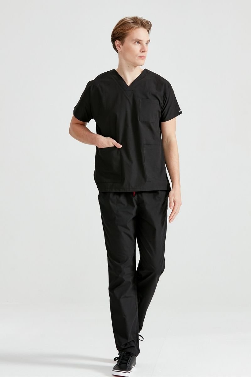 Black Elastane Medical Suit, Unisex - Black - Classic Flex Model