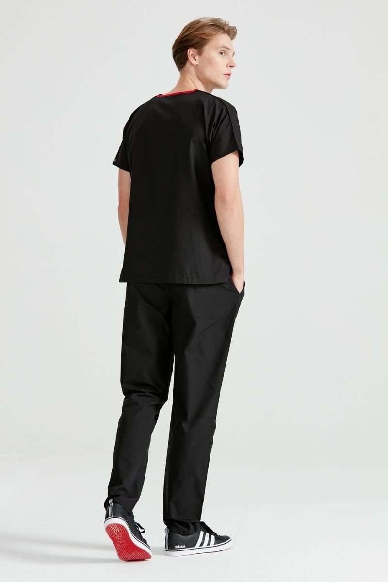 Black Elastane Medical Suit, Unisex - Black - Classic Flex Model