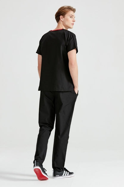 Black Elastane Medical Suit, Unisex - Black - Classic Flex Model