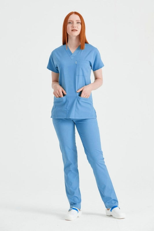 Costum Medical Elastan Parlament, Pentru Femei - Parlament - Model Classic Flex