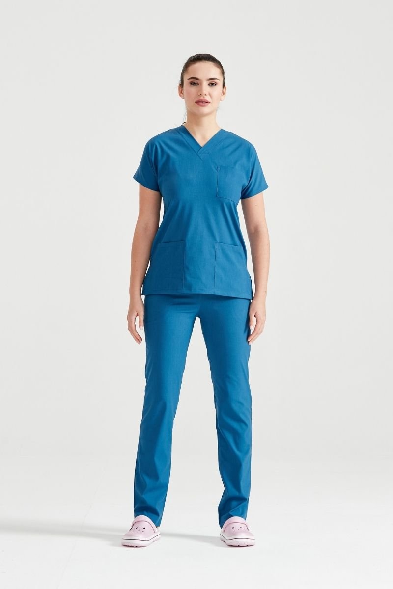 Elastane Medical Suit, Petrol Blue, For Women - Petrol - Classic Flex Model