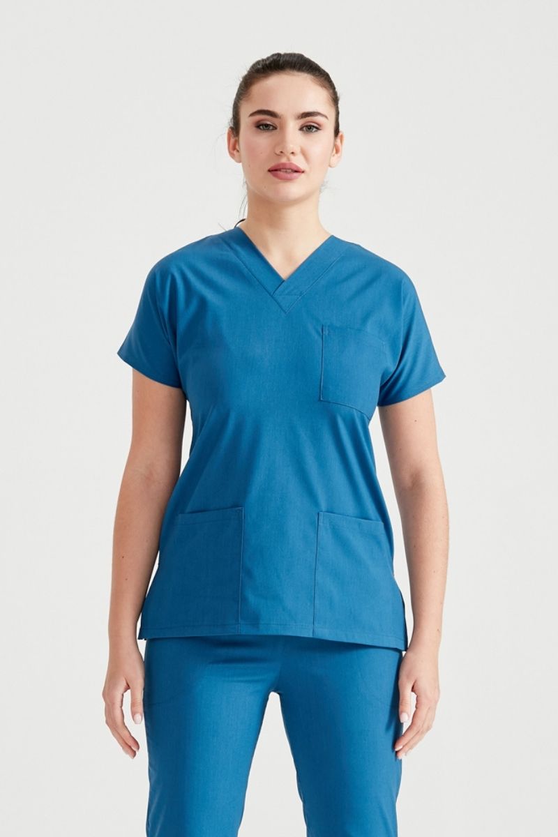 Elastane Medical Suit, Petrol Blue, For Women - Petrol - Classic Flex Model