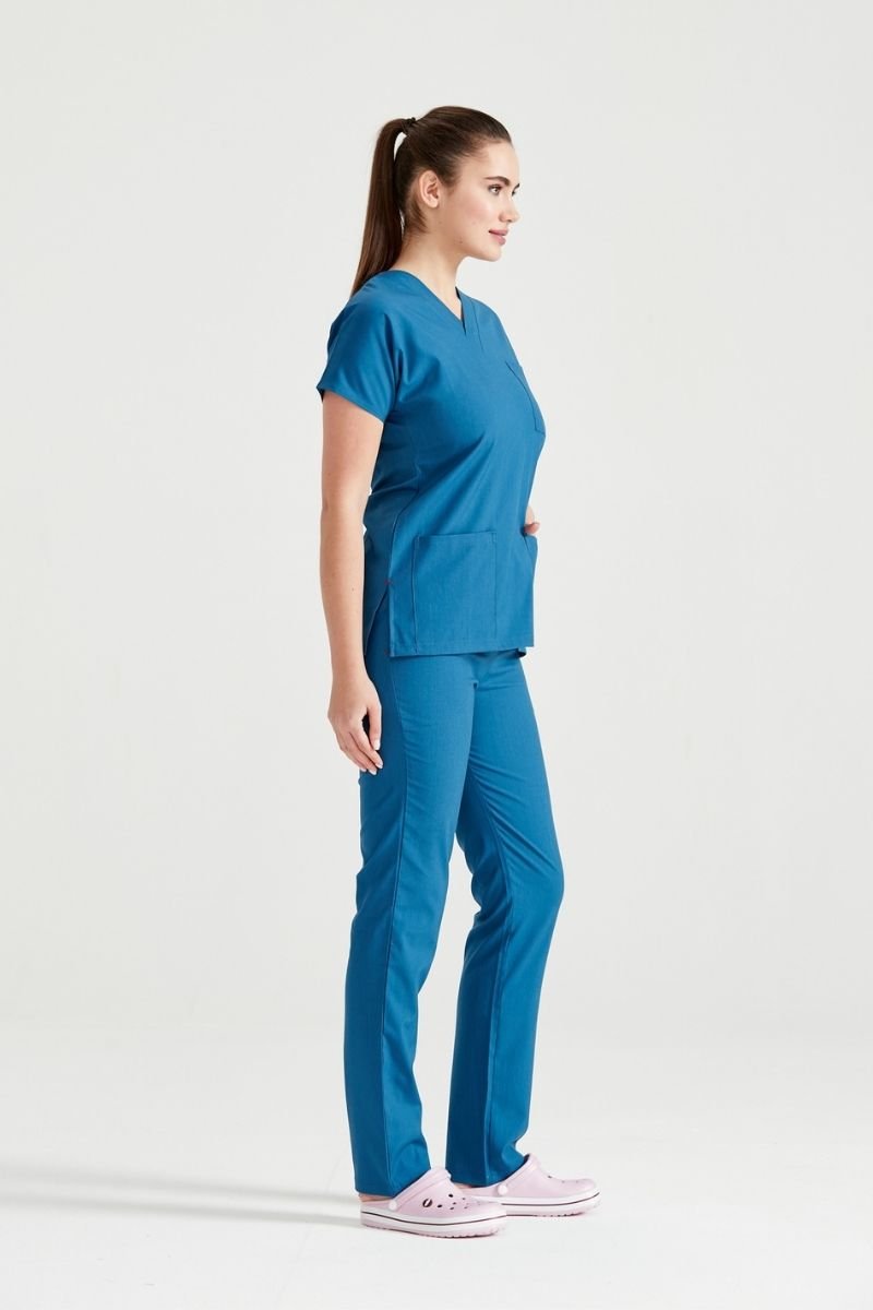 Elastane Medical Suit, Petrol Blue, For Women - Petrol - Classic Flex Model