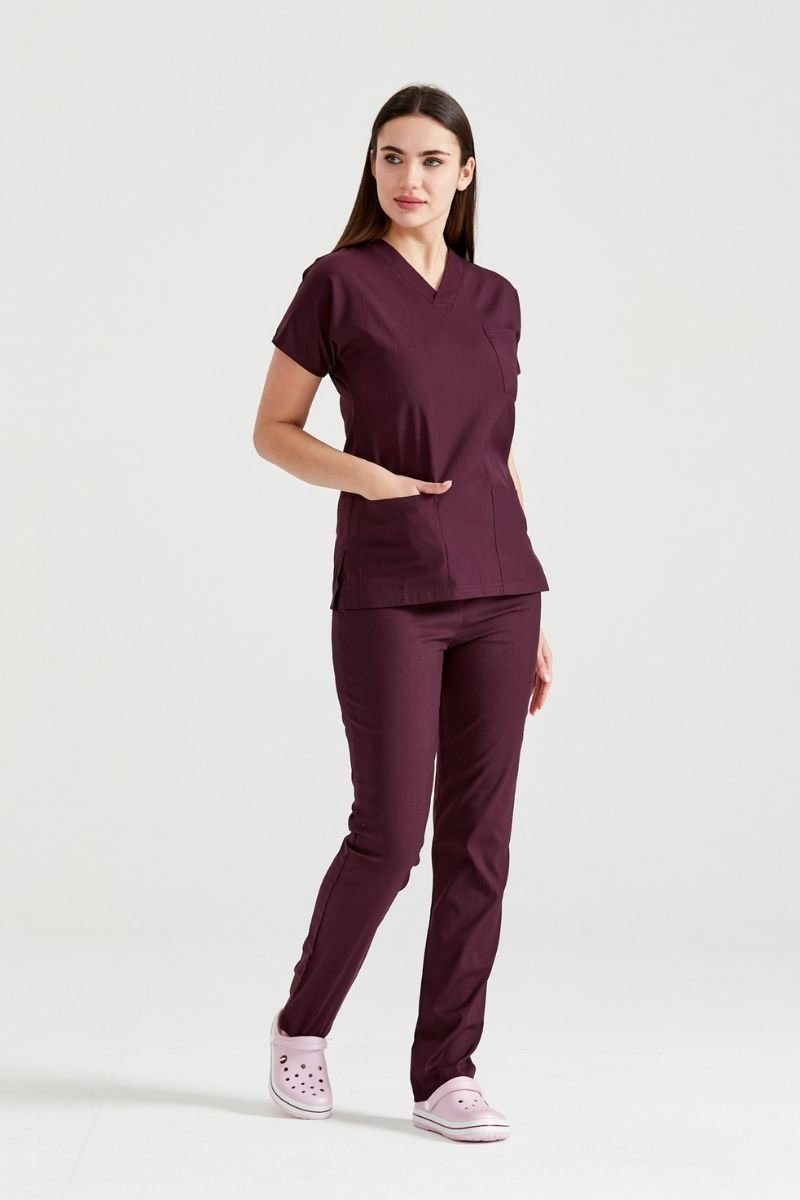 Grena Elastane Medical Suit, For Women - Cherry - Classic Flex Model