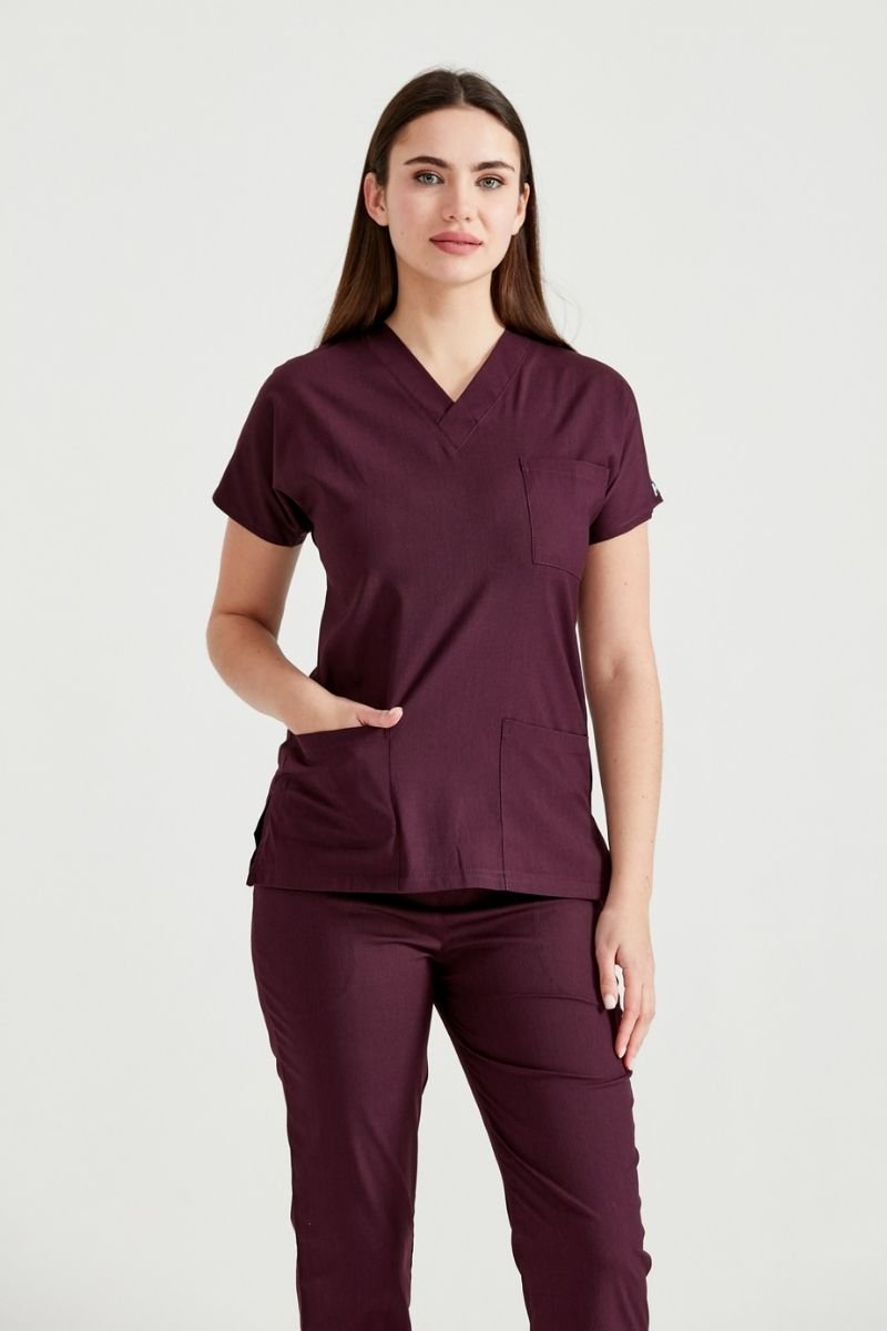 Grena Elastane Medical Suit, For Women - Cherry - Classic Flex Model