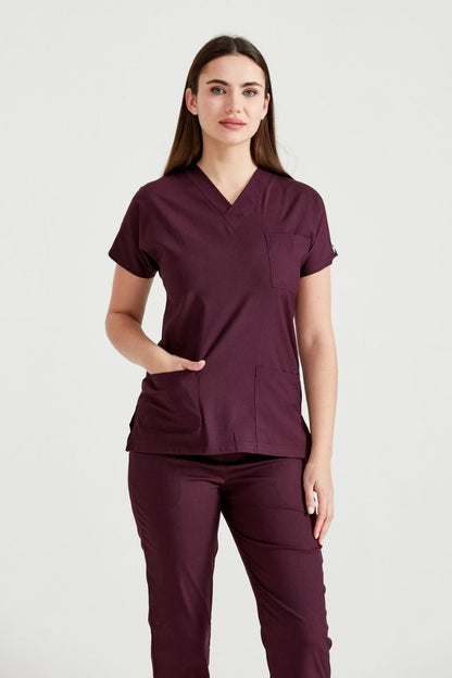Grena Elastane Medical Suit, For Women - Cherry - Classic Flex Model