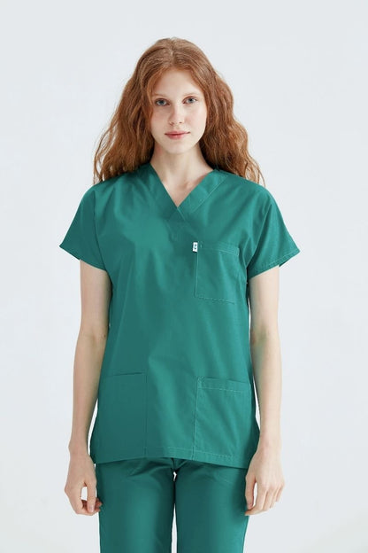 Surgical Green Elastane Medical Suit, For Women - Classic Flex Model