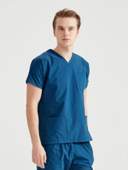 Indigo Blue Medical Suit, Men - Classic Model