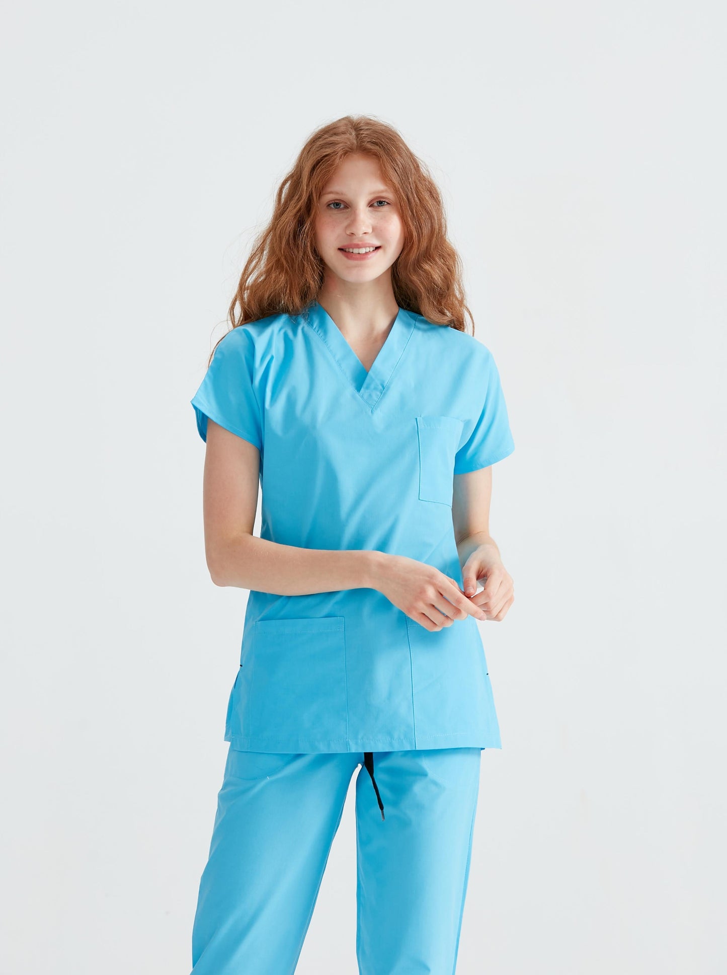 Costum Medical Turquoise, Pentru Femei - Model Classic