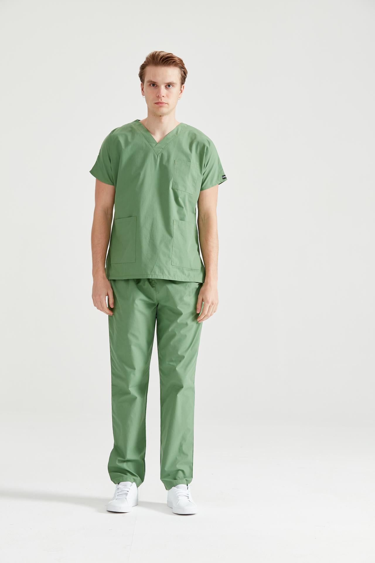Costum Medical Verde Fistic, Barbati - Pistaccio - Model Classic