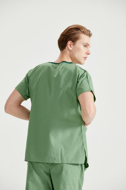 Pistachio Green Medical Suit, Men - Pistaccio - Classic Model