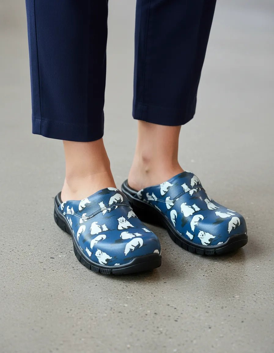 Orthopedic medical clogs, unisex, blue - Dr. Frank - Professional ...