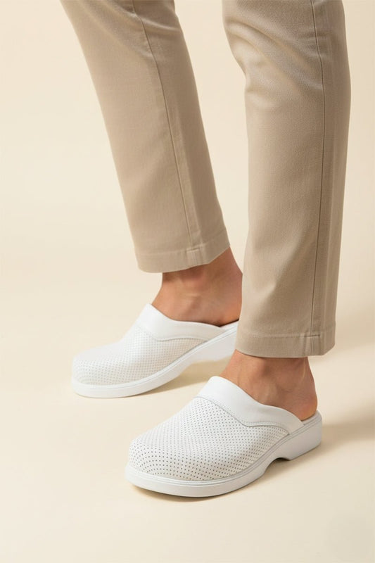 Saboti Medicinali Ortopedici Barbati - Model Confort Alb