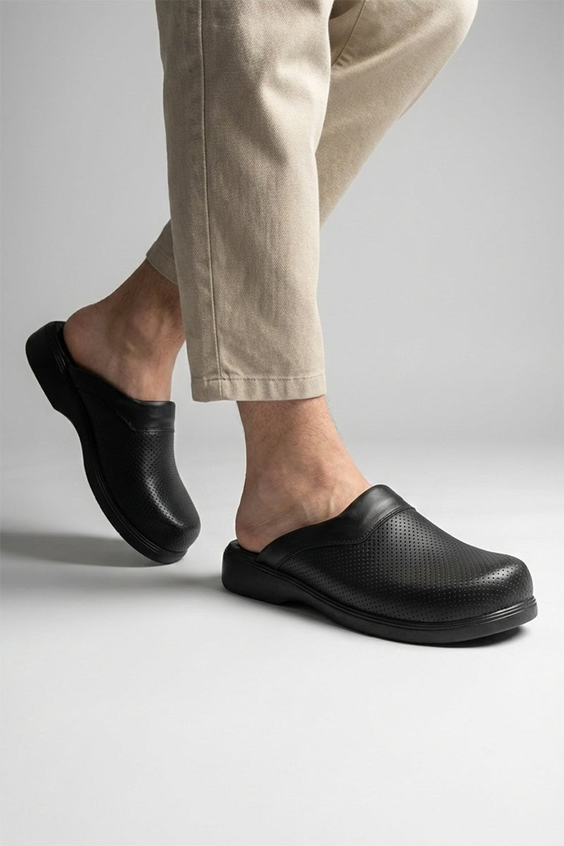 Saboti Medicinali Ortopedici Barbati - Model Confort Negru