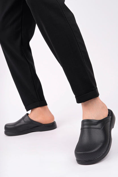 Saboti Medicinali Ortopedici Barbati - Model Confort Negru