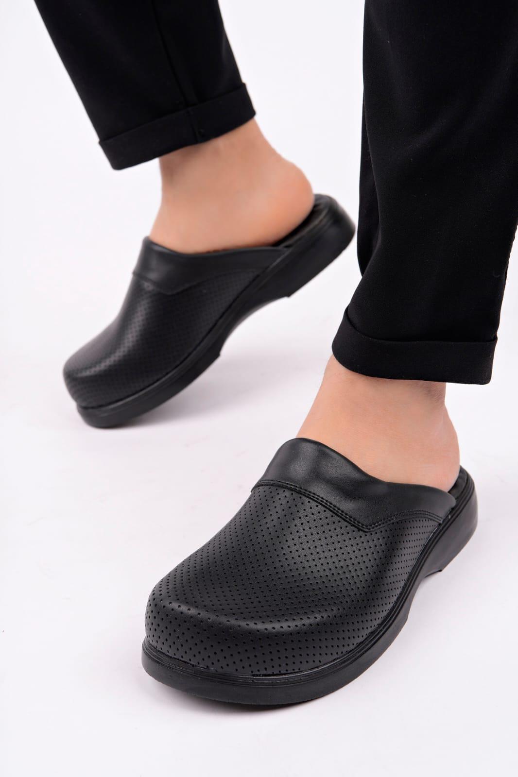 Saboti Medicinali Ortopedici Barbati - Model Confort Negru