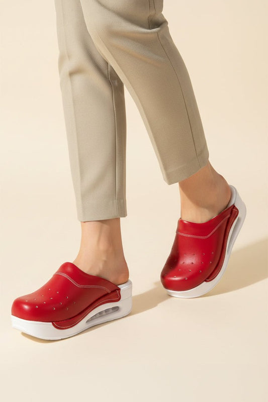 Saboti Medicali Ortopedici, Rosu - Red, Femei - Model Airmax