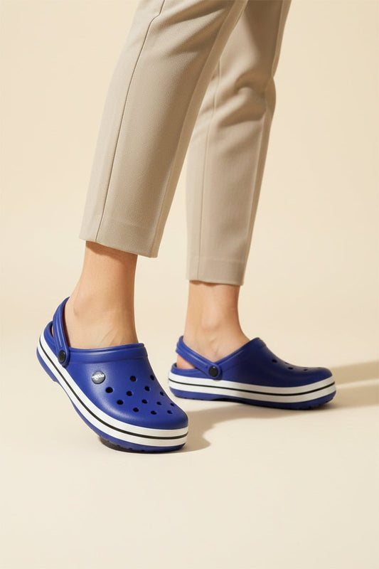 Saboti Medicali tip Crocs Ortopedici, Albastru Regal, Unisex