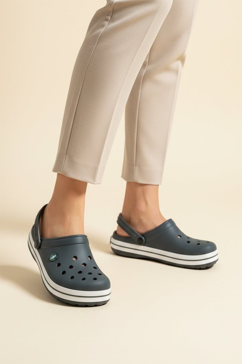 Saboti Medicali tip Crocs Ortopedic, Verde Kaki, Unisex
