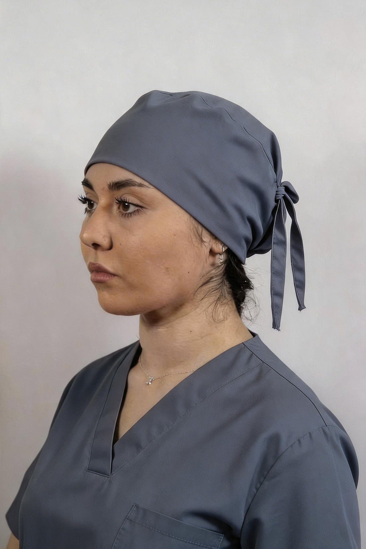 Boneta medicala gri inchis unisex