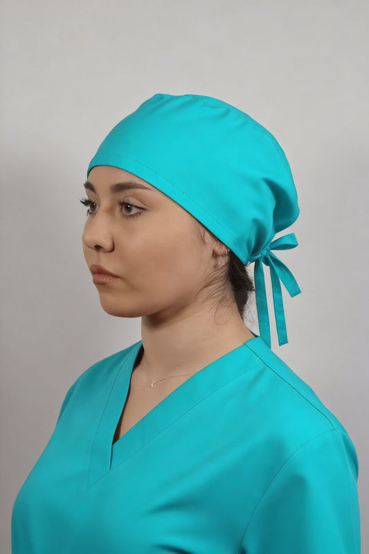 Boneta medicala verde turcoaz unisex