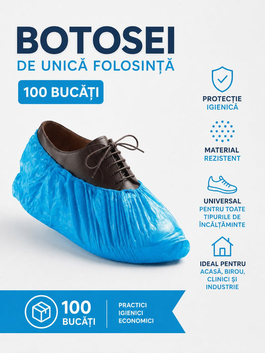Set 100 Botosei de Unica Folosinta Albastri