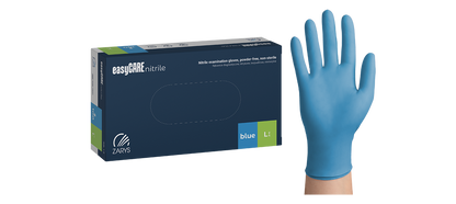 Zarys easyCARE Set 100 Manusi Examinare Nitril Albastre, Nepudrate