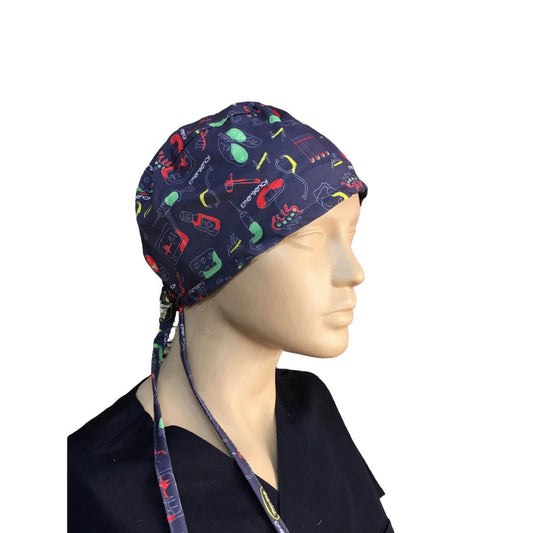 Boneta Medicala Bluemarin Unisex, Imprimeu seringi