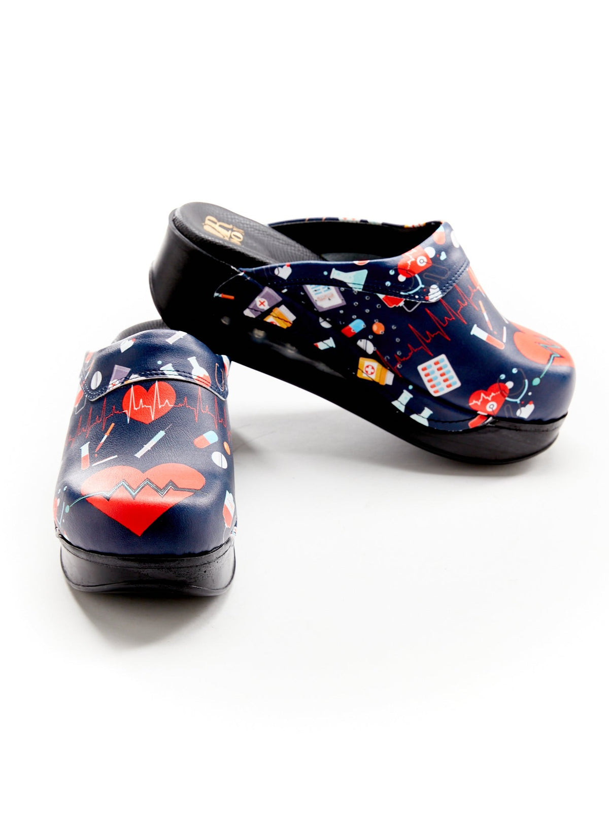 Autopedic Clogs Orthopedic medical clogs, unisex, airmax, bluemarine with print ...