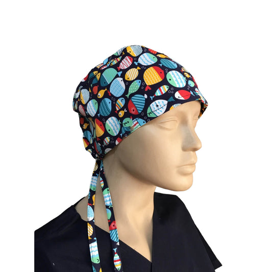 Boneta Medicala Bluemarin Unisex, Imprimeu Pesti