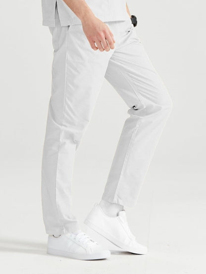 Pantaloni medicali albi, unisex - Absolut White