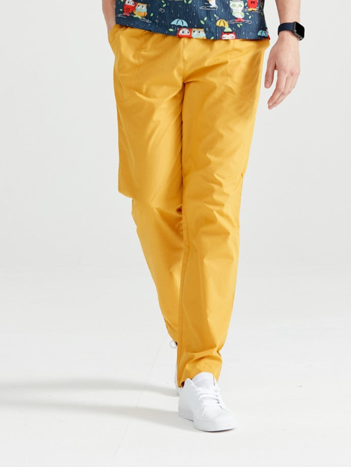 Pantaloni medicali galbeni, unisex - Yellow Sun
