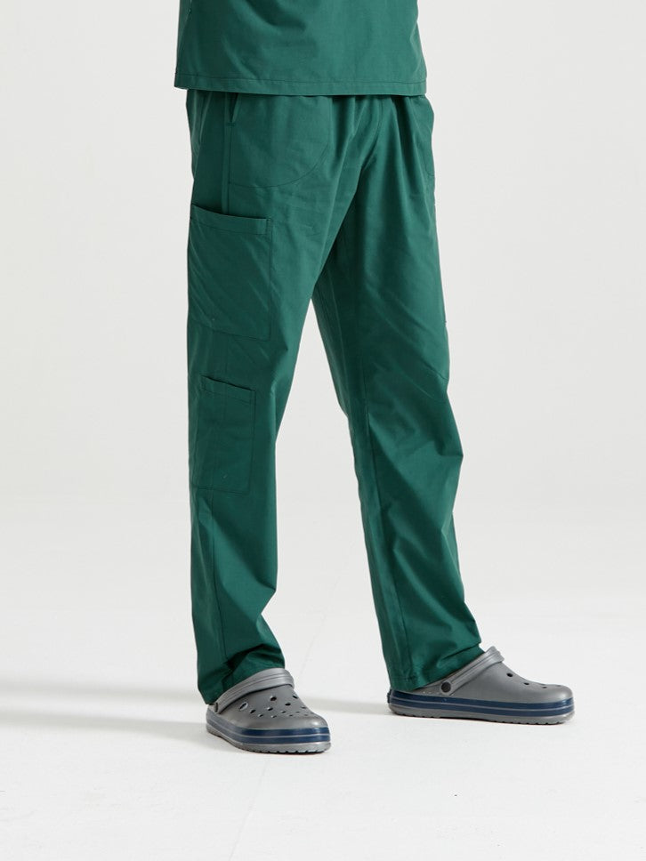 Green medical pants, unisex - Green
