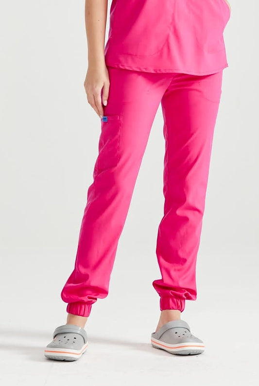 Unisex medical pants, pink - Model Activity
