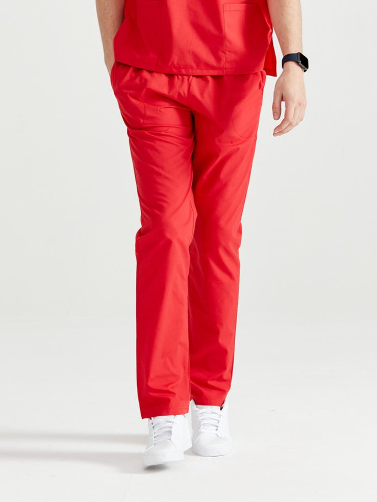 Red medical pants, unisex - Red