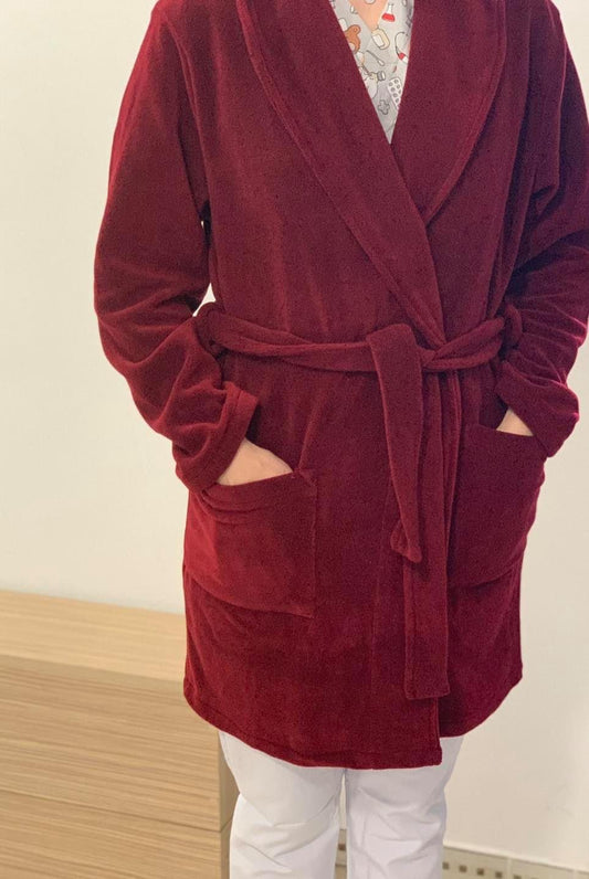 Halat Polar - Halat Medical Polar Unisex, Bordo