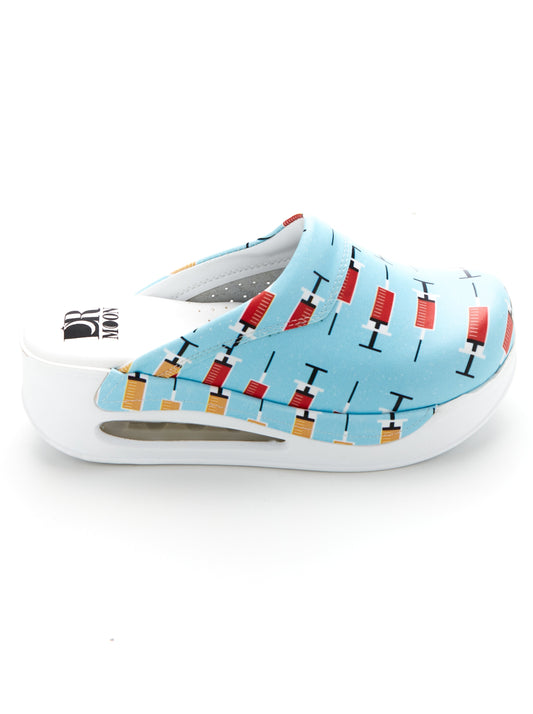 Saboti Medicali Ortopedici, Turquoise cu Imprimeu, Unisex - Model Airmax Seringa