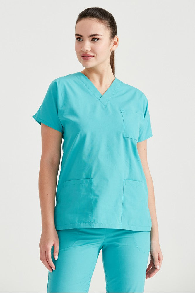 Turquoise Green Medical Suit, For Women - Classic Model