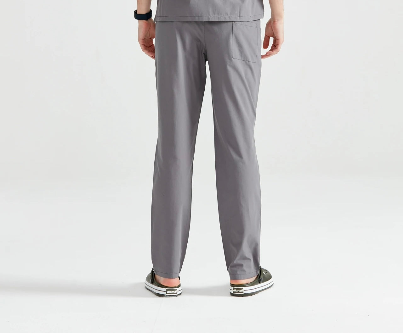 Gray medical trousers, unisex - Grey