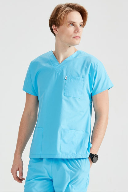 Turquoise Medical Suit, For Men - Classic Model